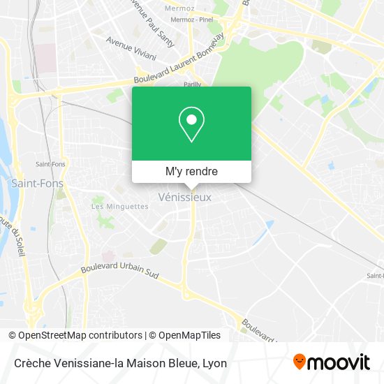 Crèche Venissiane-la Maison Bleue plan