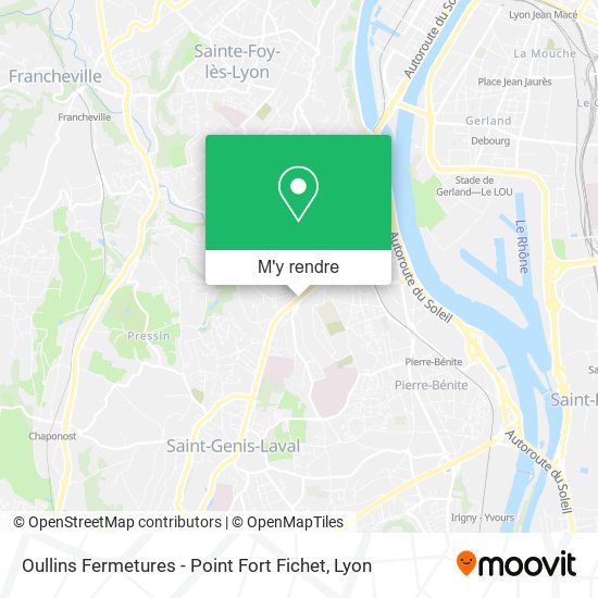 Oullins Fermetures - Point Fort Fichet plan