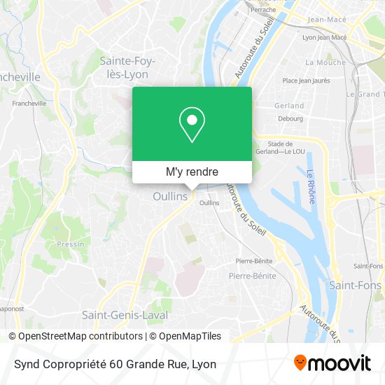 Synd Copropriété 60 Grande Rue plan
