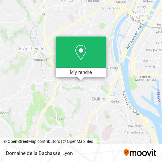 Domaine de la Bachasse plan