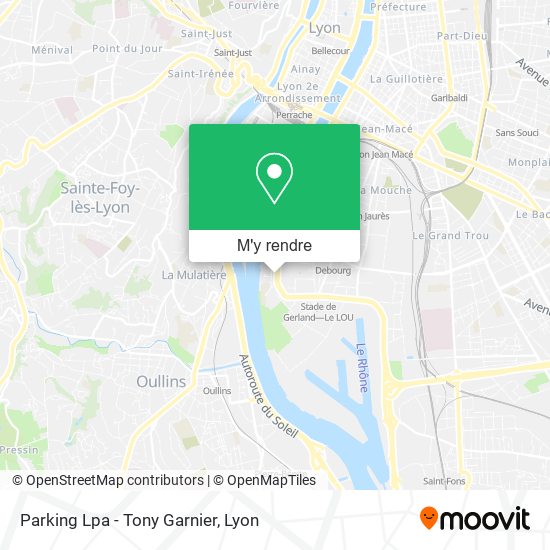 Parking Lpa - Tony Garnier plan