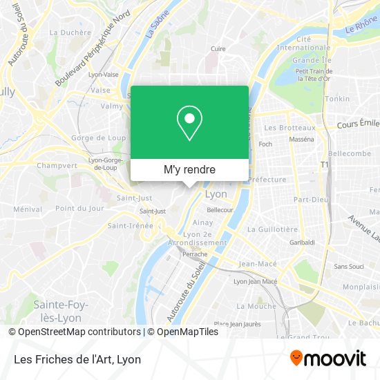 Les Friches de l'Art plan