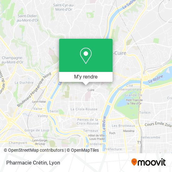 Pharmacie Crétin plan