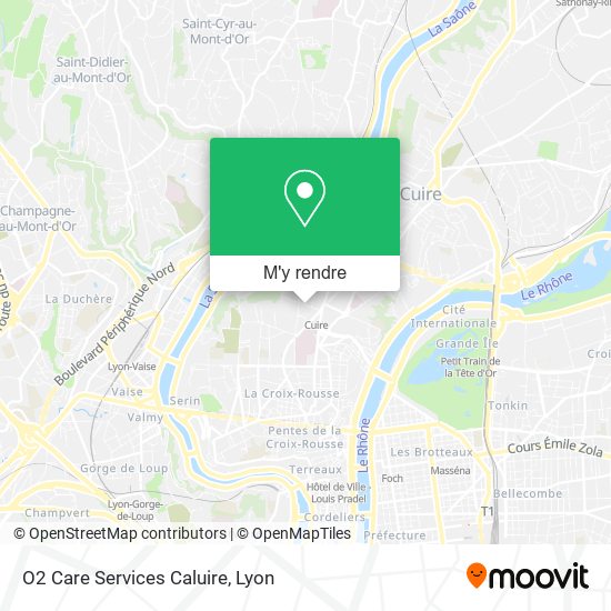 O2 Care Services Caluire plan