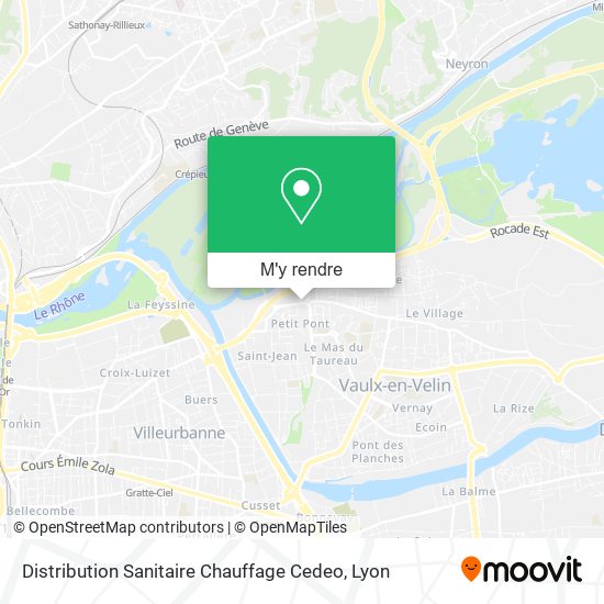 Distribution Sanitaire Chauffage Cedeo plan