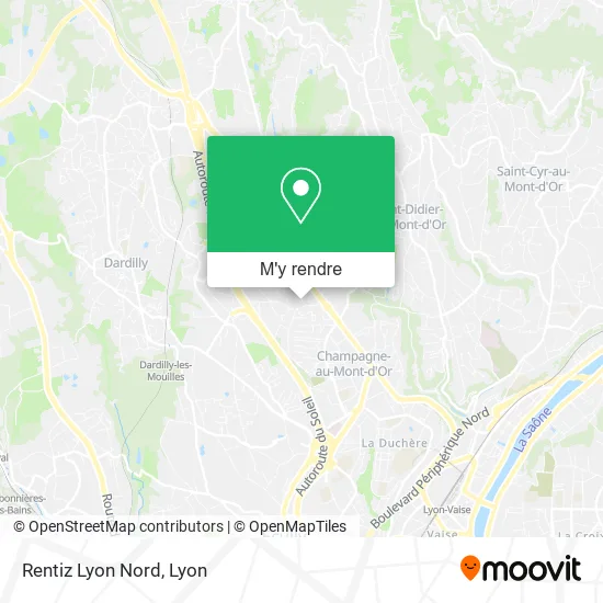 Rentiz Lyon Nord plan