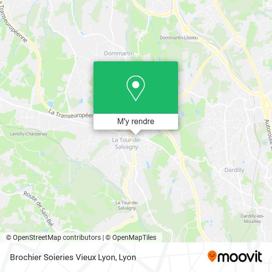 Brochier Soieries Vieux Lyon plan