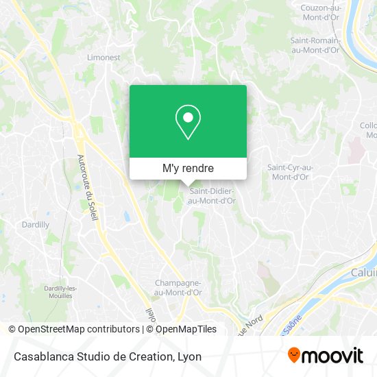 Casablanca Studio de Creation plan