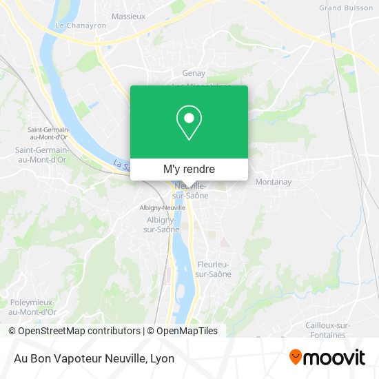 Au Bon Vapoteur Neuville plan