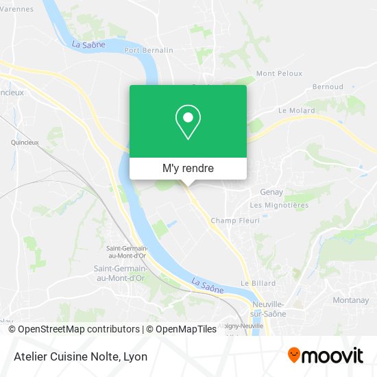 Atelier Cuisine Nolte plan