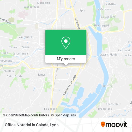 Office Notarial la Calade plan
