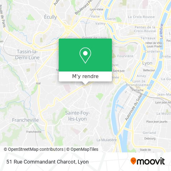 51 Rue Commandant Charcot plan