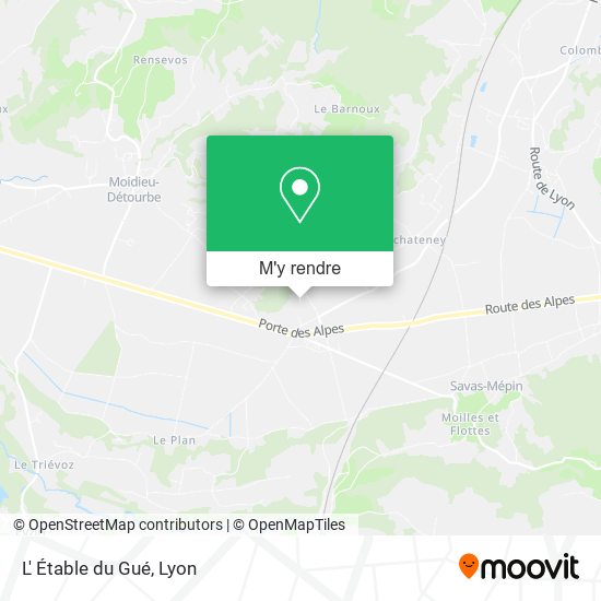 L' Étable du Gué plan