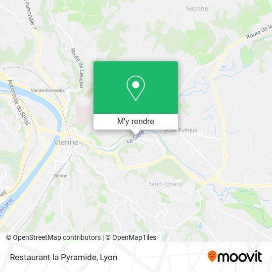 Restaurant la Pyramide plan