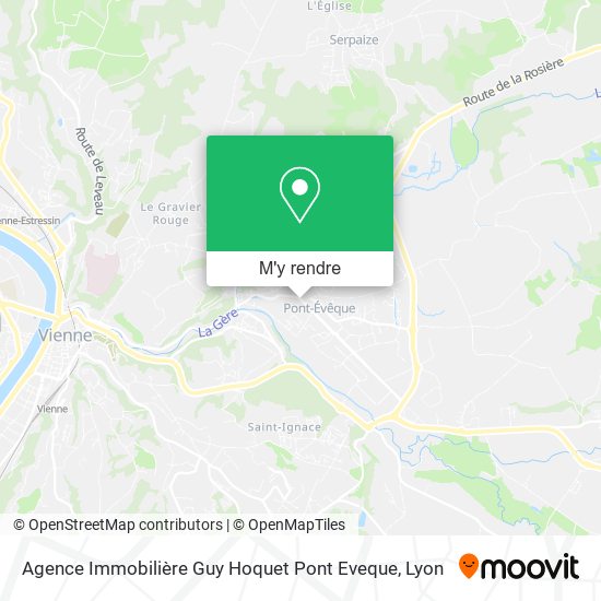Agence Immobilière Guy Hoquet Pont Eveque plan