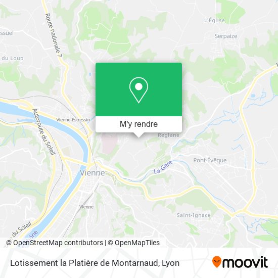 Lotissement la Platière de Montarnaud plan