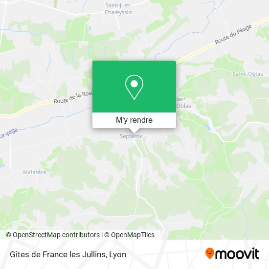 Gîtes de France les Jullins plan