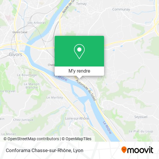Conforama Chasse-sur-Rhône plan