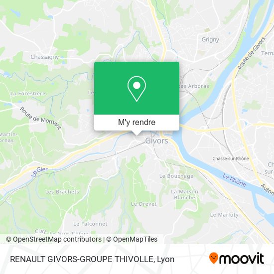 RENAULT GIVORS-GROUPE THIVOLLE plan