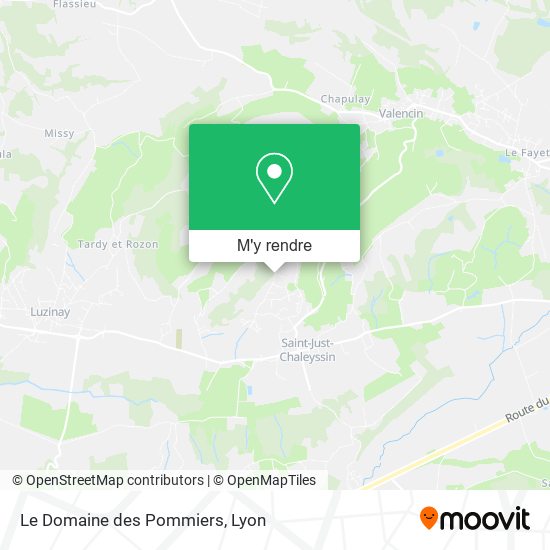 Le Domaine des Pommiers plan