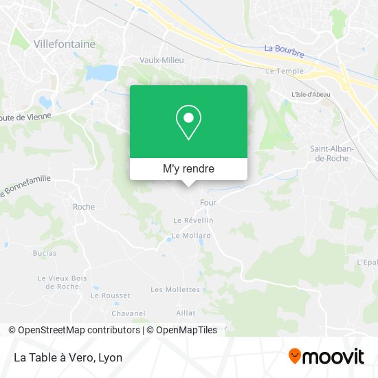 La Table à Vero plan
