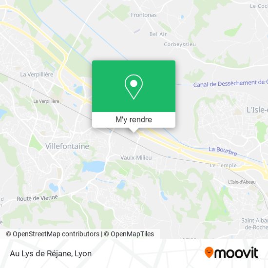Au Lys de Réjane plan