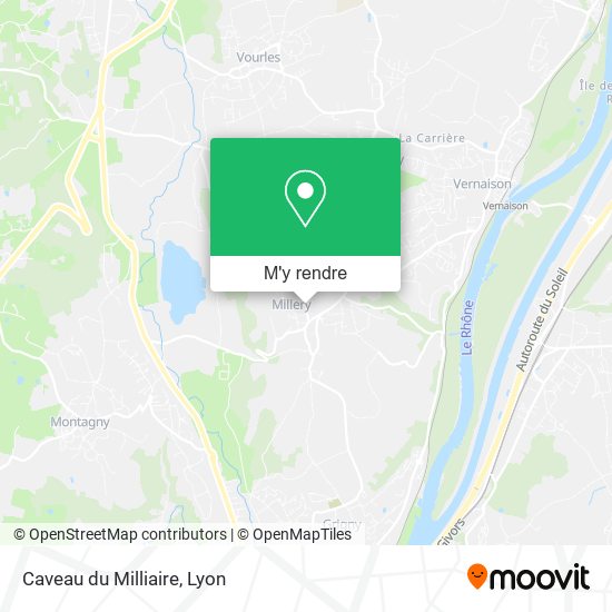 Caveau du Milliaire plan