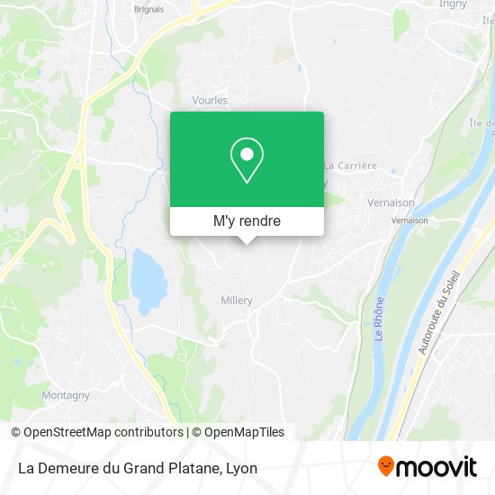 La Demeure du Grand Platane plan