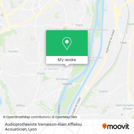 Audioprothésiste Vernaison-Alain Afflelou Acousticien plan