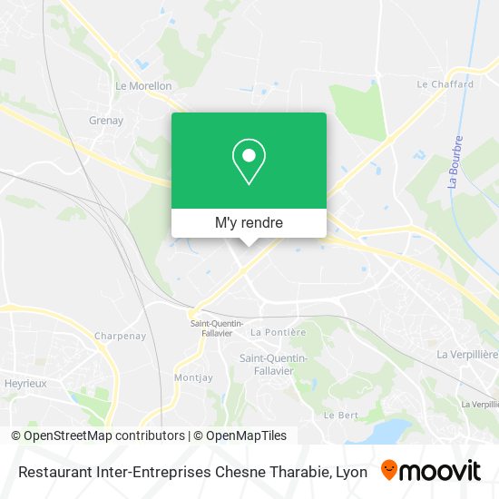 Restaurant Inter-Entreprises Chesne Tharabie plan