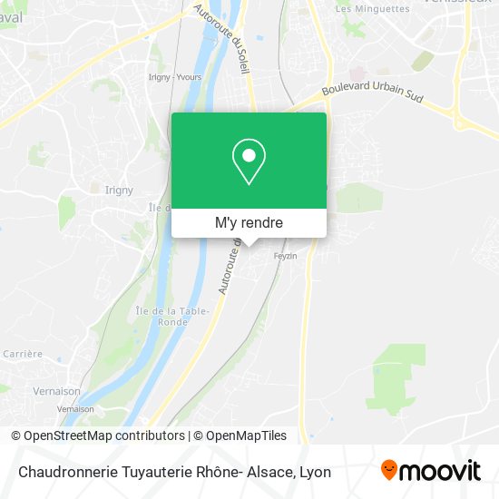 Chaudronnerie Tuyauterie Rhône- Alsace plan