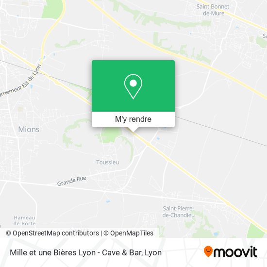 Mille et une Bières Lyon - Cave & Bar plan