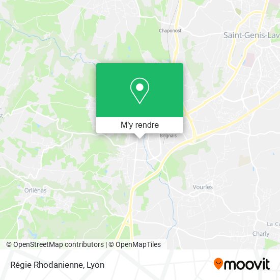 Régie Rhodanienne plan