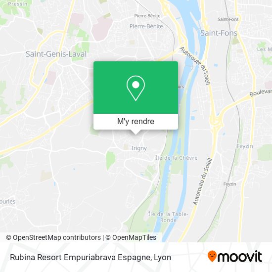 Rubina Resort Empuriabrava Espagne plan