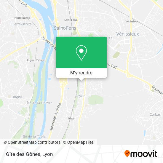 Gîte des Gônes plan