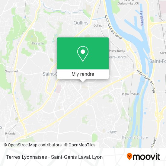 Terres Lyonnaises - Saint-Genis Laval plan