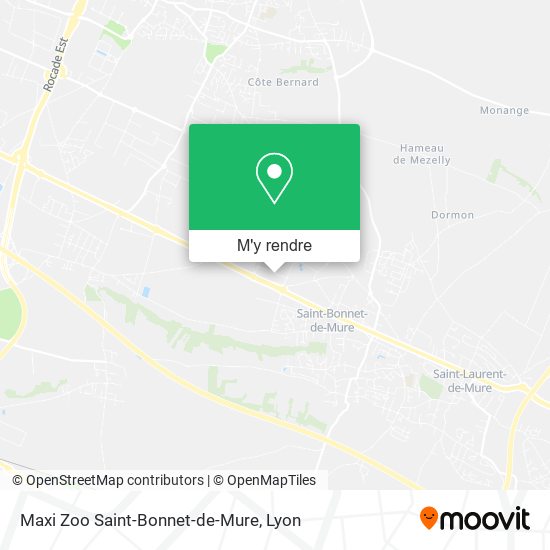 Maxi Zoo Saint-Bonnet-de-Mure plan