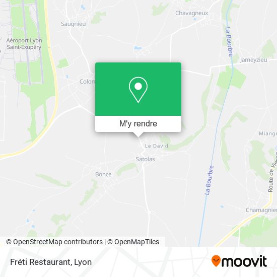 Fréti Restaurant plan
