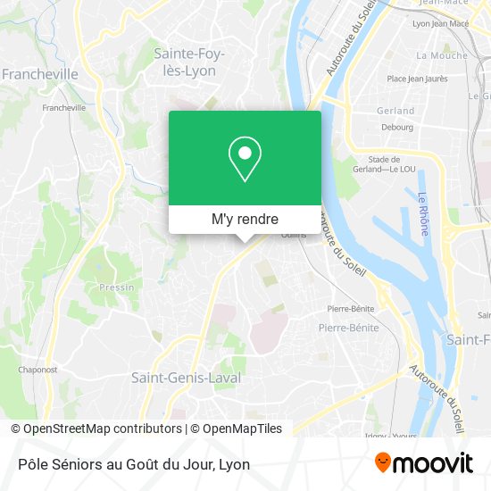 Pôle Séniors au Goût du Jour plan