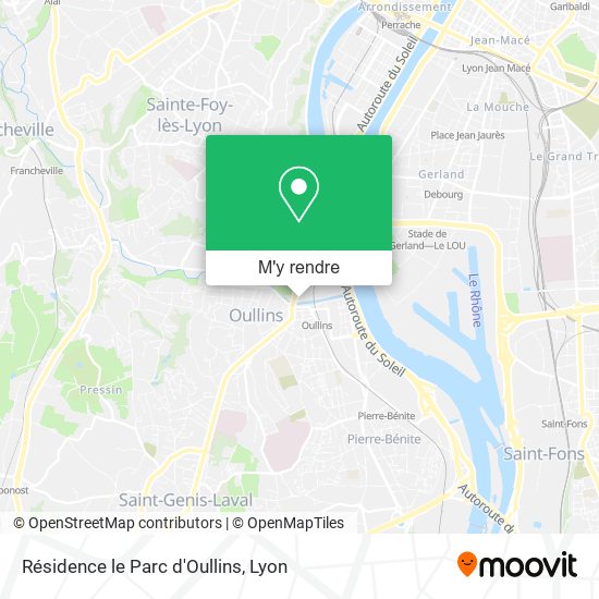 Résidence le Parc d'Oullins plan