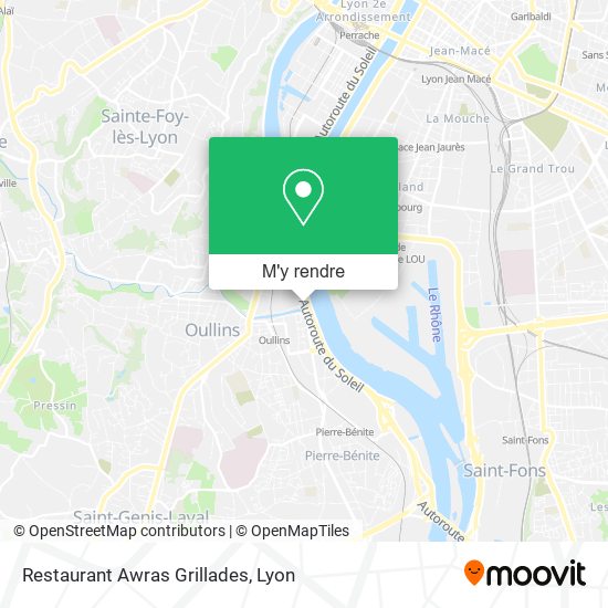 Restaurant Awras Grillades plan