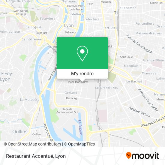 Restaurant Accentué plan
