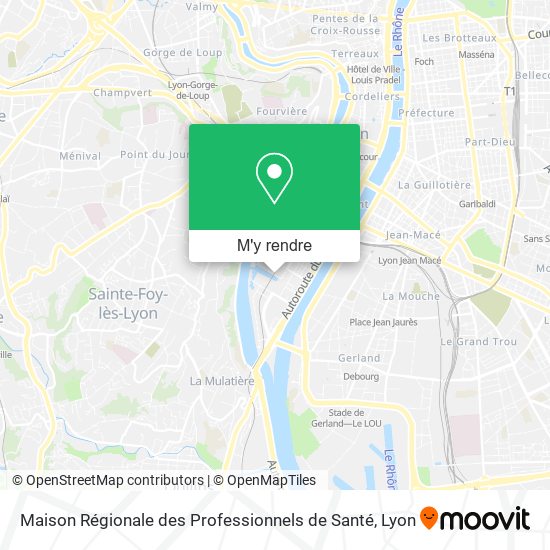 Maison Régionale des Professionnels de Santé plan