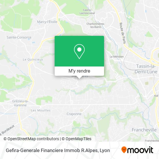 Gefira-Generale Financiere Immob R.Alpes plan