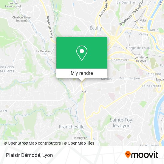 Plaisir Démodé plan
