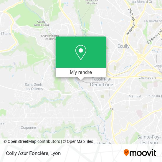 Colly Azur Foncière plan