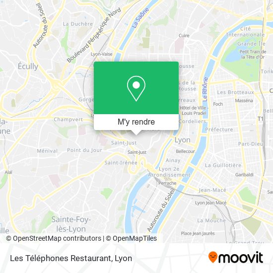 Les Téléphones Restaurant plan