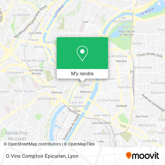 O Vins Comptoir Épicurien plan