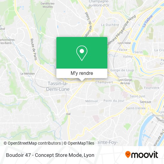 Boudoir 47 - Concept Store Mode plan