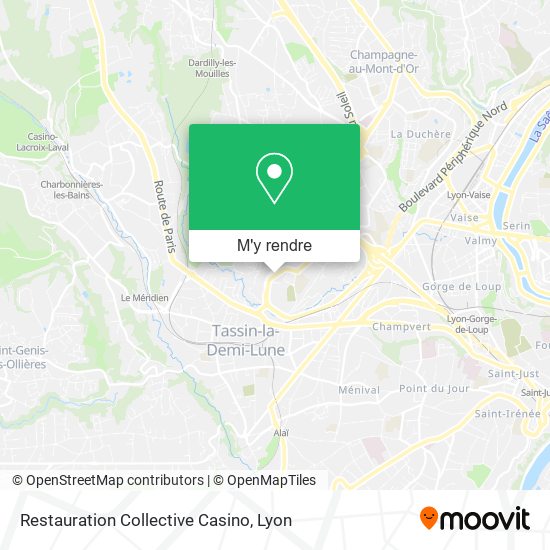 Restauration Collective Casino plan